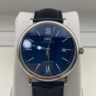 IWC Portofino IW356518 40mm Stainless steel Blue