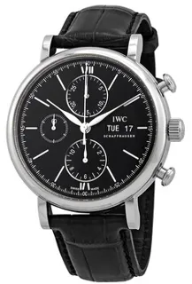 IWC Portofino IW391029 43mm Stainless steel Black