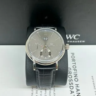 IWC Portofino IW516101 45mm White gold Gray