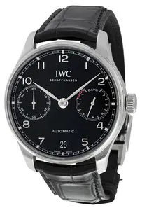 IWC Portugieser IW500703 Stainless steel Black