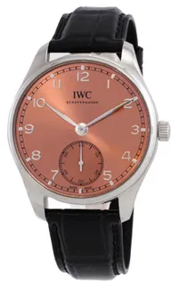 IWC Portuguese IW358313 Stainless steel Pink