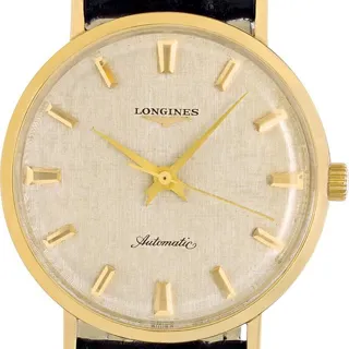 Longines Admiral 69-266A 33.5mm Yellow gold Silver