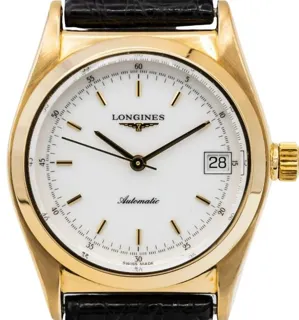 Longines Admiral 47938.993 34mm Yellow gold White