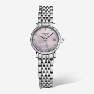 Longines Elegant L4.309.0.89.6 25.5mm Stainless steel Pink