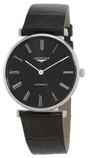 Longines La Grande Classique L4.908.4.51.2 Stainless steel Black