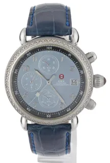 Michele CSX 7140005000 36mm Stainless steel Blue