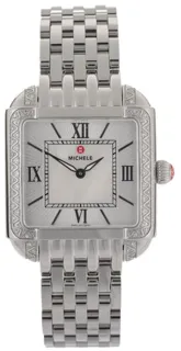 Michele 33mm Stainless steel White