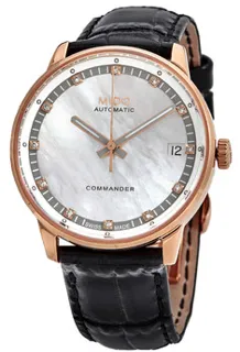 Mido Commander M016.207.36.116.00 Rose gold and Stainless steel and PVD White