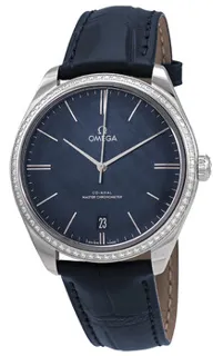 Omega De Ville 435.18.40.21.03.001 Stainless steel Blue