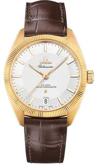 Omega Globemaster 130.53.39.21.02.002 39mm Yellow gold Silver