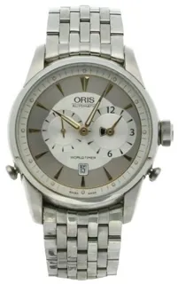 Oris Artelier Worldtimer 690.7581.40.51.MB 43mm Stainless steel Silver