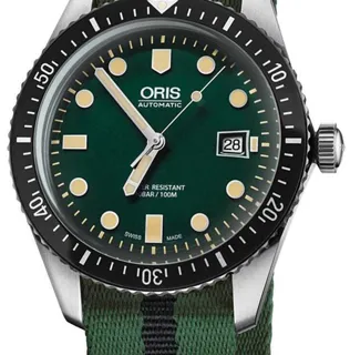 Oris Divers Sixty Five 01 733 7720 4057-07 5 21 25FC 42mm Stainless steel Green