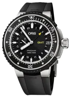 Oris ProDiver GMT 01 748 7748 7154-07 4 26 74TEB 49mm Titanium Black