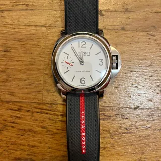 Panerai Luminor Luna Rossa PAM1342 44mm Steel White