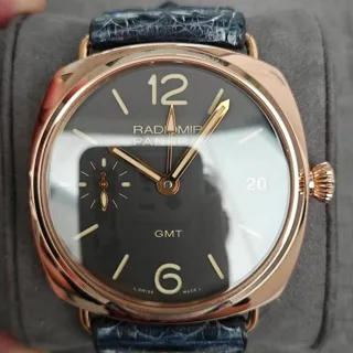 Panerai Radiomir PAM 00421 47mm Red gold Brown