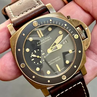 Panerai Submersible PAM 00968 47mm Bronze Brown