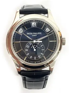 Patek Philippe Annual Calendar 5205G-013 40mm White gold Blue