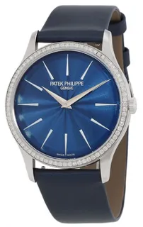 Patek Philippe Calatrava 4997/200G-001 White gold Blue