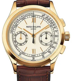 Patek Philippe Chronograph 5170J-001 39.5mm Yellow gold Silver