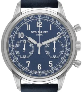 Patek Philippe Chronograph 5172G-001 41mm White gold Blue