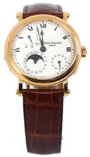 Patek Philippe Complications Power Reserve Moonphase 5054R-001 36mm Rose gold White