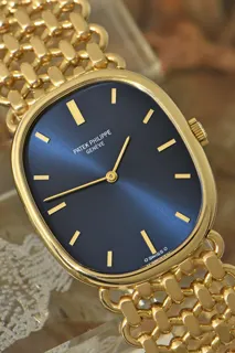 Patek Philippe Golden Ellipse 3848/1 27mm Yellow gold Blue and Golden