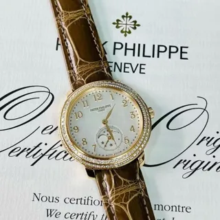 Patek Philippe Moonphase 4968R-001 33.5mm Rose gold White