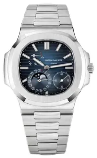 Patek Philippe Nautilus Moonphase 5712/1A-001 40mm Stainless steel Blue