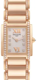 Patek Philippe Twenty~4 4908/30R-011 22mm Rose gold Silver