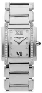 Patek Philippe Twenty~4 4910/10A-011 25mm Stainless steel White