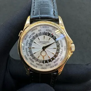 Patek Philippe World Time 5130R 39.5mm Rose gold White