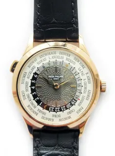 Patek Philippe World Time 5230R-001 38.5mm Rose gold Gray