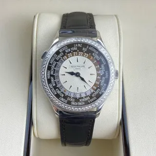 Patek Philippe World Time 7130G-010 36mm White gold Brown