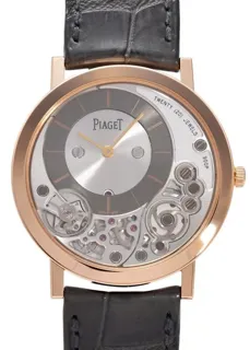 Piaget Altiplano G0A39110 38mm Rose gold Silver