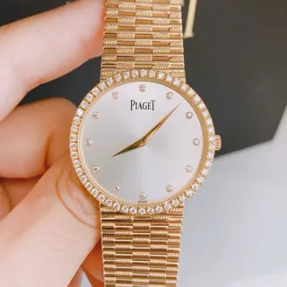 Piaget Dancer G0A34145 34mm Rose gold White