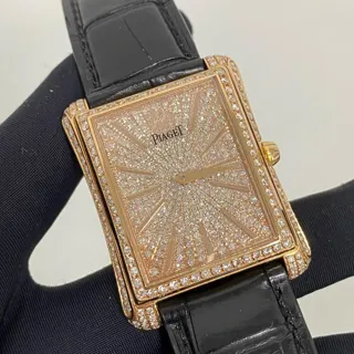 Piaget Emperador G0A33070 32mm Rose gold Silver