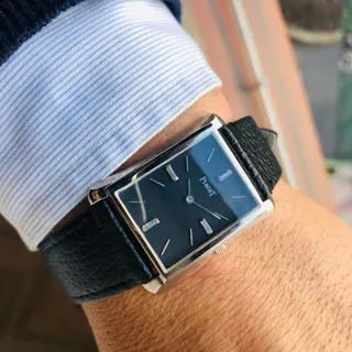 Piaget Emperador 34mm White gold Black