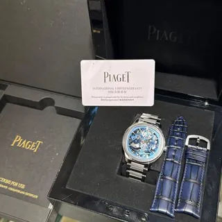 Piaget Polo G0A45004 42mm Stainless steel Blue