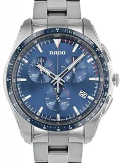 Rado HyperChrome Chronograph R32259203 45mm Ceramic and Stainless steel Blue