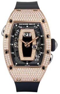 Richard Mille RM 037 RM037 RG 52.63mm Rose gold Skeletonized