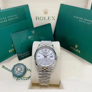 Rolex Datejust 126234-0013 White gold and Stainless steel