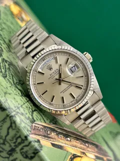 Rolex Day-Date 36 18239-001 White gold