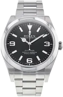 Rolex Explorer 214270 39mm Stainless steel Black