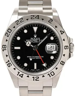 Rolex Explorer II 16570 ( II 16570 ) 40mm Stainless steel Black