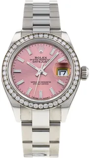 Rolex Lady-Datejust 279384RBR White gold and Stainless steel Pink