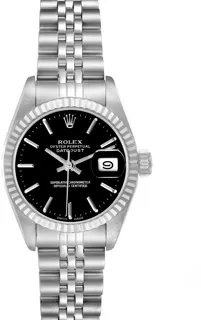 Rolex Lady-Datejust 69174 Stainless steel Black