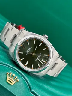 Rolex Oyster Perpetual 114200 Stainless steel Green