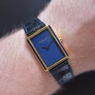 S.T. Dupont Stainless steel Blue 1990 Switzerland | Dealer