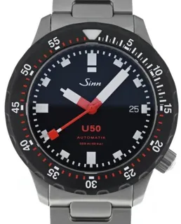 Sinn U50 135299 40mm Silver Black