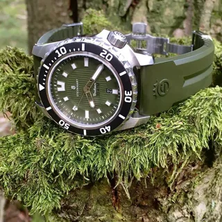 Steinhart Triton 30 ATM 45mm Stainless steel Green